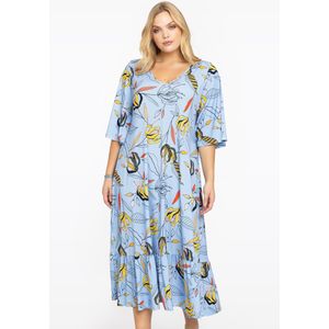 Jurk dubbele V-hals BLOOMING