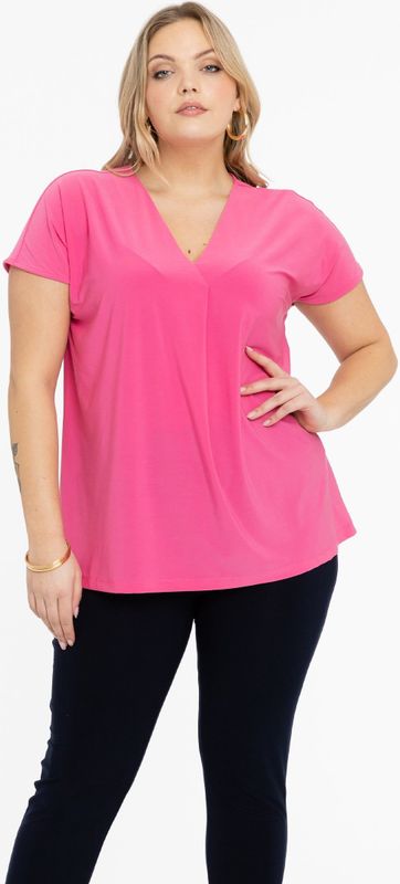 Yoek Top DOLCE van Travelstof Roze