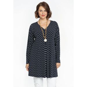 Tuniek met plooien POLKADOT