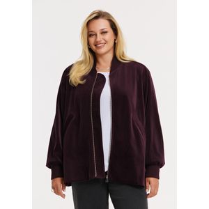 Bomberjack - Diepe Pruimkleur - VELVET