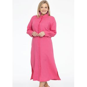 Blouse lang met 3/4 mouwen LINEN