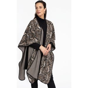 Poncho SERA - Zacht en Comfortabel - Perfect voor Herfst en Winter - Neutrale Tinten