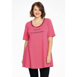 Tunic wide bottom beads COTTON