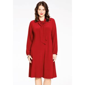 Jurk A-lijn met strik DOLCE