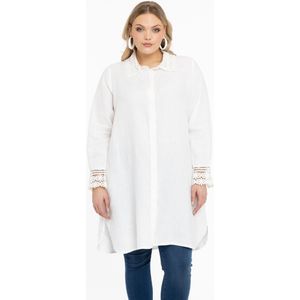 Blouse met kant LINEN