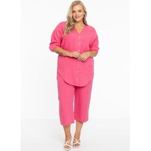 Driekwart broek taillekoord LINEN