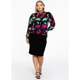 MONTANA - Korte Blouse - Bloemendessin