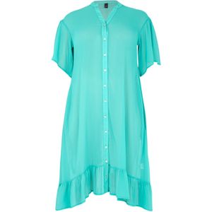 Jurk met ruches VOILE