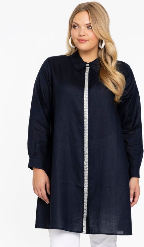 Blouse - Kraag - Comfortabel - Verfijning - Versieringen