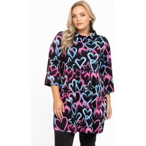 Tunic wide bottom HEARTS