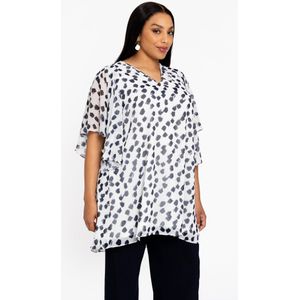 Tuniek - Zwart-wit - Wide Bottom Peggy