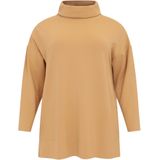 DIAGONAL - Trui - Groen - Materiaal met Diagonale Structuur