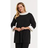 Tuniek - Zwart-Wit - VERO - 3/4 Mouwen