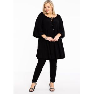 Tuniek met ruches off-shoulder DOLCE