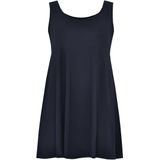 YOEK - Mila - Top - Nachtblauw - Mouwloos - Lange Pasvorm