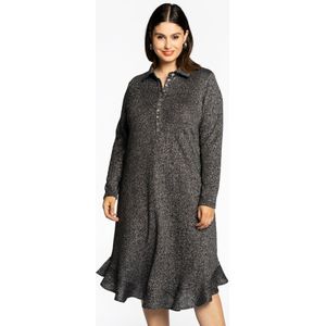 Jurk polo-kraag LUREX