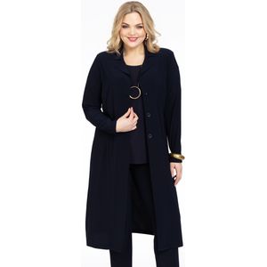 Yoek Blazer van Travelstof DOLCE Donkerblauw