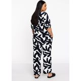 YOEK - Top - Zwart - Lange Mouwen - V-hals - 100% Viscose