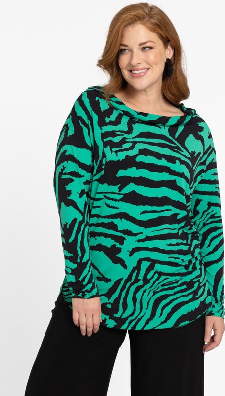 Wijde Tuniek - Groen en Zwart - VERDI