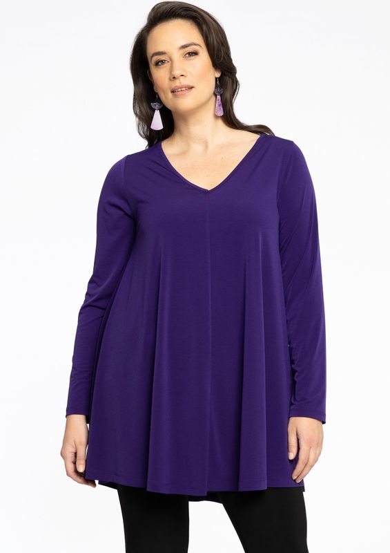 Yoek - Swing - Tuniek - Lange Mouwen - V-hals - Dolce Materiaal