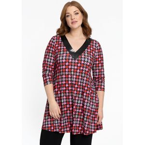 Tuniek wide bottom PIED DE POULE