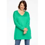 Basic trui met V-hals