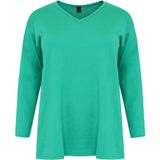 Basic trui met V-hals