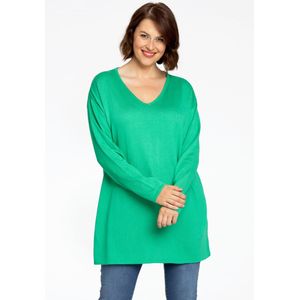 Basic trui met V-hals