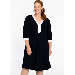 Jurk A-lijn contrast VITA