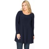 Yoek Longsleeve Tuniek van Travelstof DOLCE Zwart