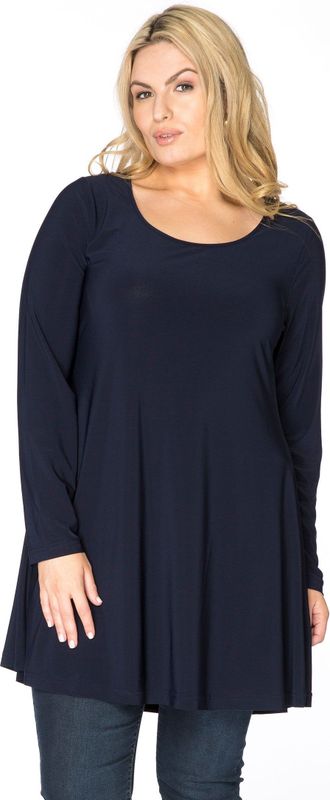 Yoek Longsleeve Tuniek van Travelstof DOLCE Zwart