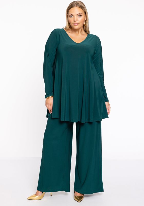 YOEK - Basic Collectie - Pantalon - Extra Wijd - Met Elastieken Tailleband