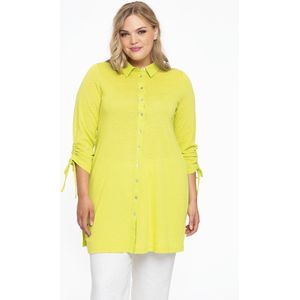 Blouse - Wijd - COCOON - Viscose Mix - Gestreepte Structuur