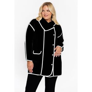 YOEK - Tussenjas - Zwart/Wit