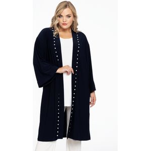Kimono - Donkerblauw - DOLCE - Met Parel-Studs