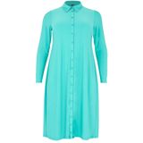 Yoek Blousejurk DOLCE van Travelstof Turquoise