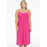 Yoek Travelstof Jurk Roze