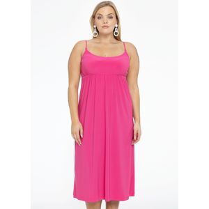 Yoek Travelstof Jurk Roze