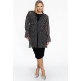 Cardi - LEONA - Blouse - Panterprint - Met Ruches