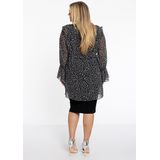 Cardi - LEONA - Blouse - Panterprint - Met Ruches