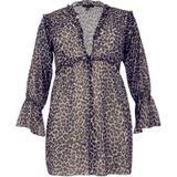 Cardi - LEONA - Blouse - Panterprint - Met Ruches