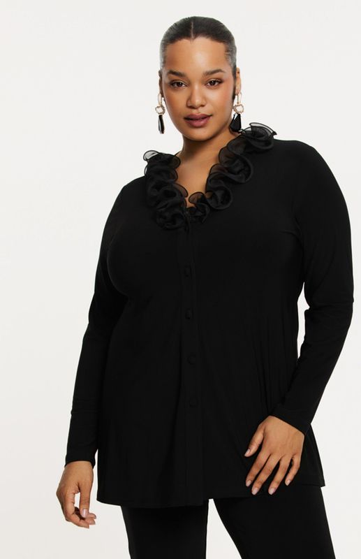 Dolce - Tuniek - Wit - Katoen - Lange Mouwen