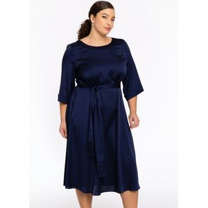 Jurk met ceintuur SATINI