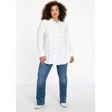 Blouse DOLCE - Plooien - Met Lange Mouwen - Gouden Knopen