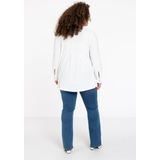 Blouse DOLCE - Plooien - Met Lange Mouwen - Gouden Knopen