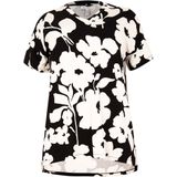 GIARDINO - Tuniek - Monochroom - V-hals - Korte Mouwen - Portraits-collectie