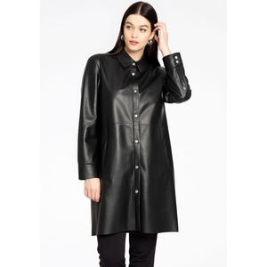 Blouse - LEATHER - Zwart