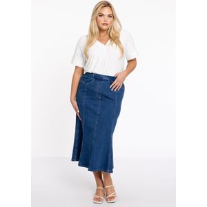 Rok slim flared Denim