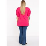 Yoek - Tuniek - Katoen - Flare Fit - Korte Mouwen - V-halslijn