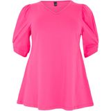 Yoek - Tuniek - Katoen - Flare Fit - Korte Mouwen - V-halslijn